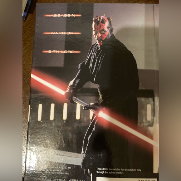 Hardback Book ..Star Wars The Wrath of Darth Maul by Ryder Windham - Picture 15 of 16